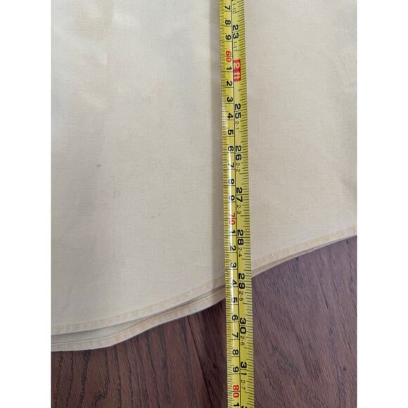 L.L. Bean Mens Pale Yellow Traditional Fit Flap Pocket Button Down Shirt Size L - Picture 6 of 6